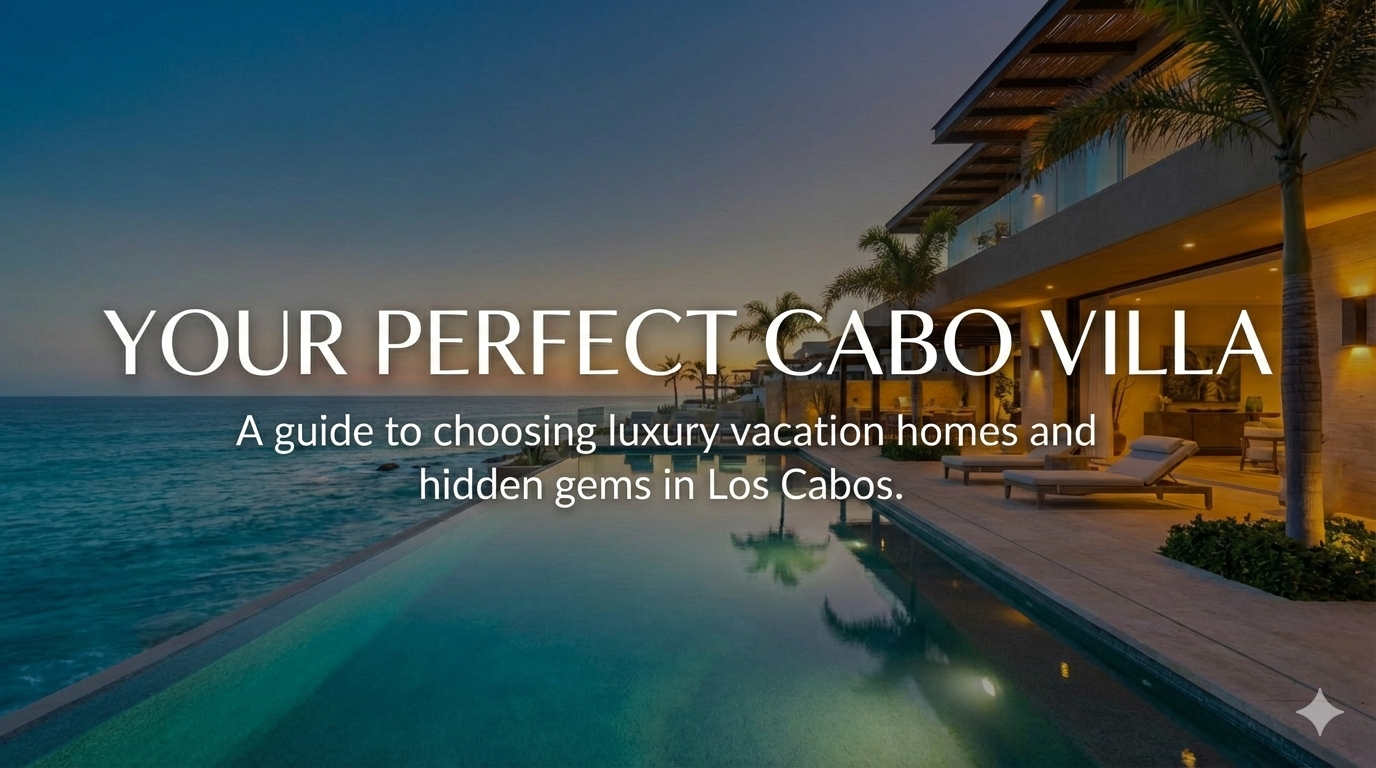 How to Book a Villa in Cabo for a Group Trip?